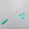 Colorido nuevo diseño Cat Feather Wand Cat Teaser